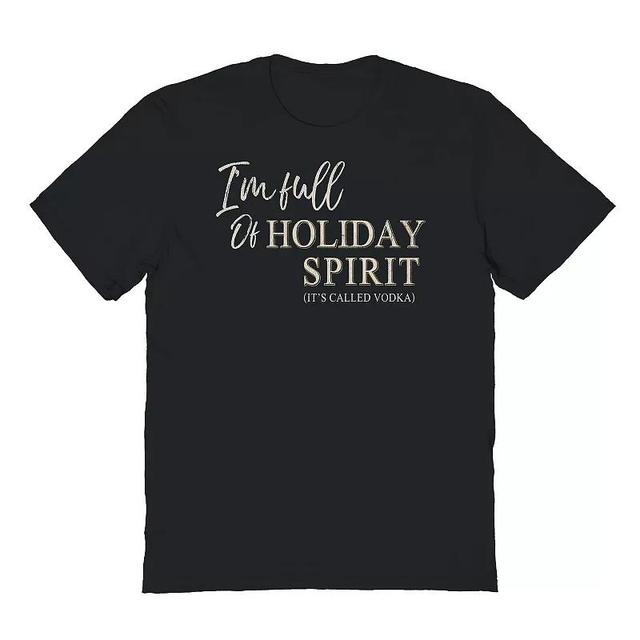 Mens Full of Holiday Spirit Graphic Tee, Womens Product Image