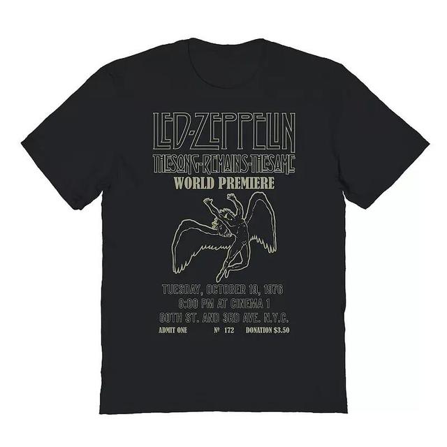 Mens Led Zeppelin World Premier Graphic Tee Product Image