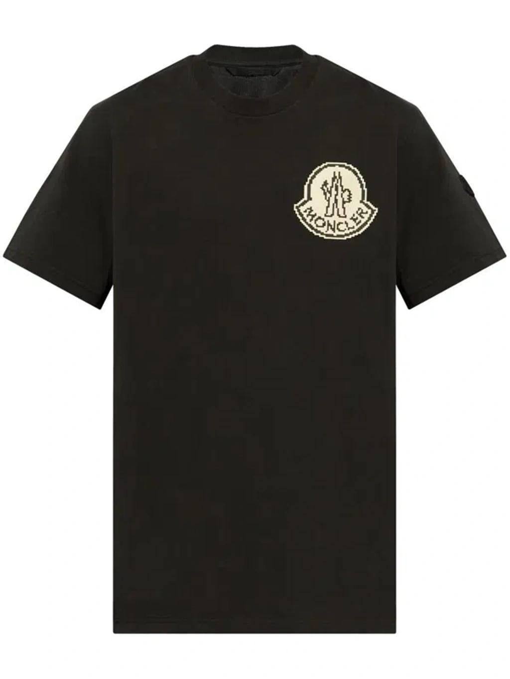 Logo Cotton Jersey T-shirt In Black Product Image