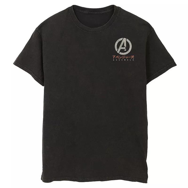 Mens Marvel Avengers Assemble Kanji Symbol Tee Product Image