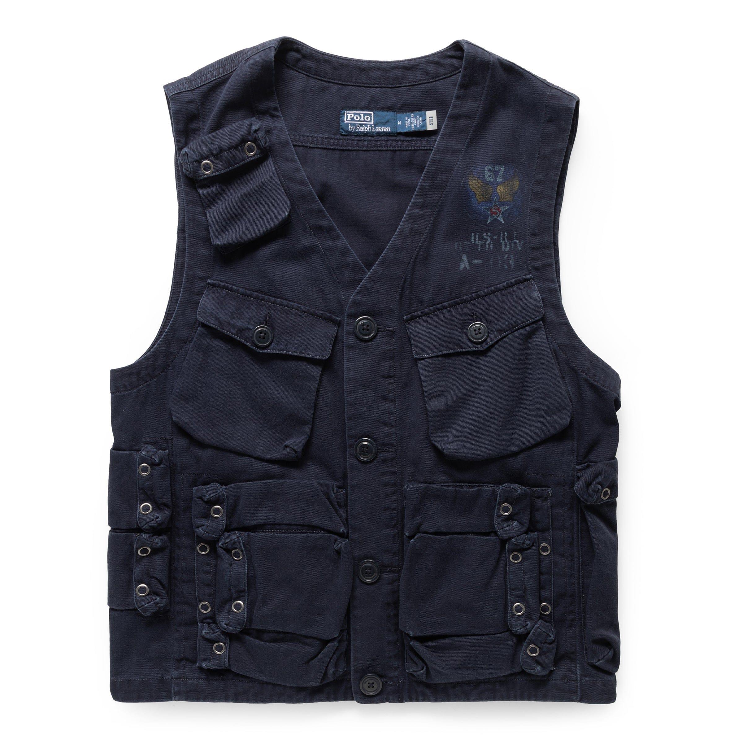 C1 RUSTIC TWILL UTILITY VEST Male Product Image