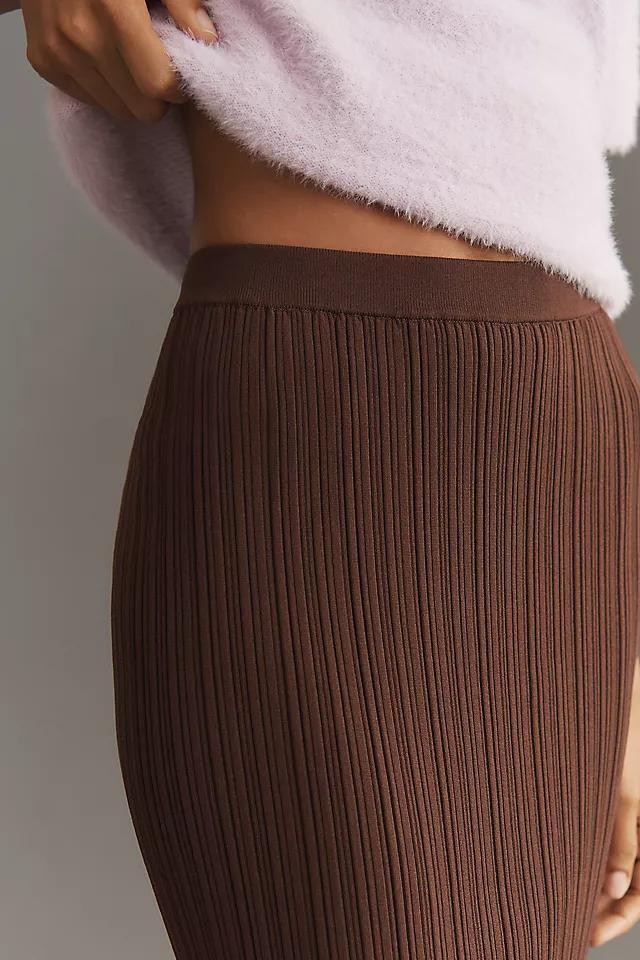 WAYF Rib Midi Skirt Product Image