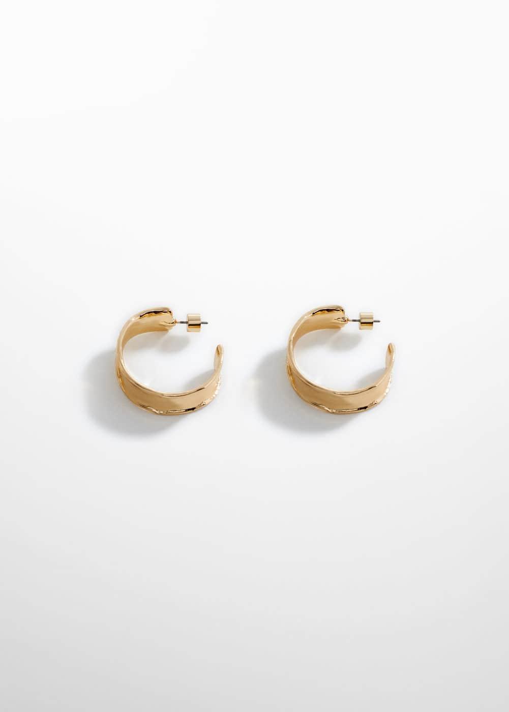 MANGO - Hoop earrings - One size - Women Product Image