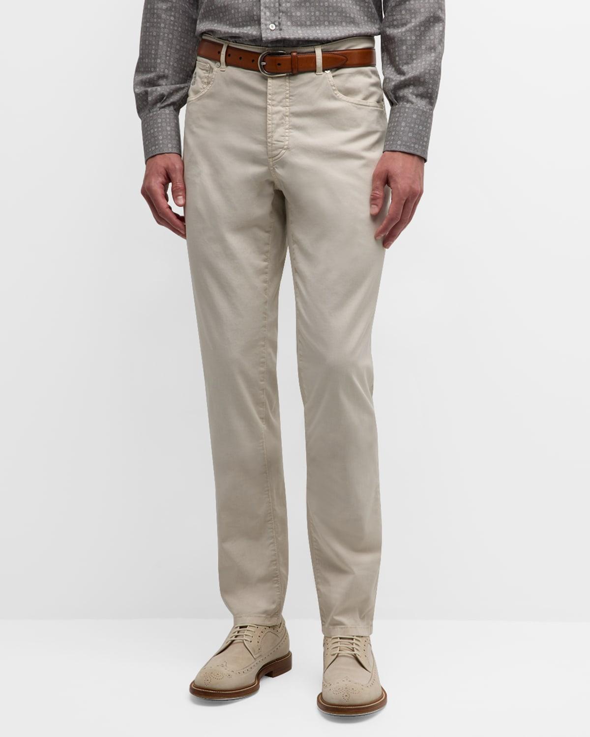 Mens Garment-Dyed 5-Pocket Pants Product Image