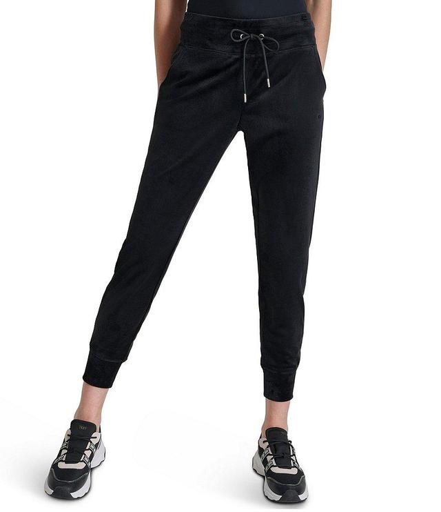 DKNY Sport by Donna Karan Platinum Velour Cuffed Slim Fit Jogger Product Image