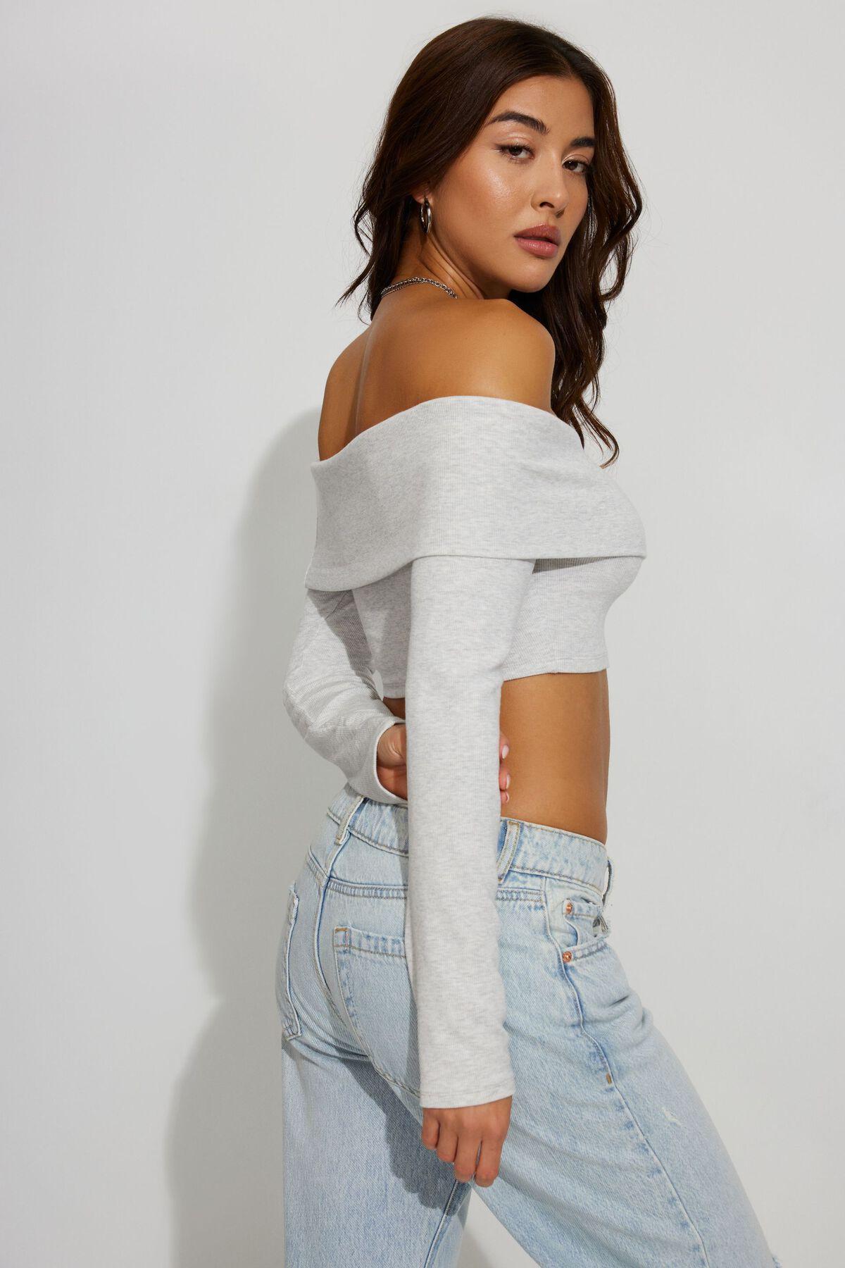 Kayla Foldover Off Shoulder Top Product Image