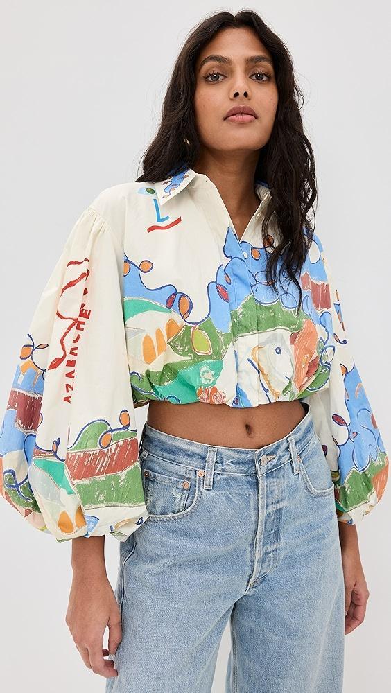 ALÉMAIS Nadia Cropped Shirt | Shopbop product image