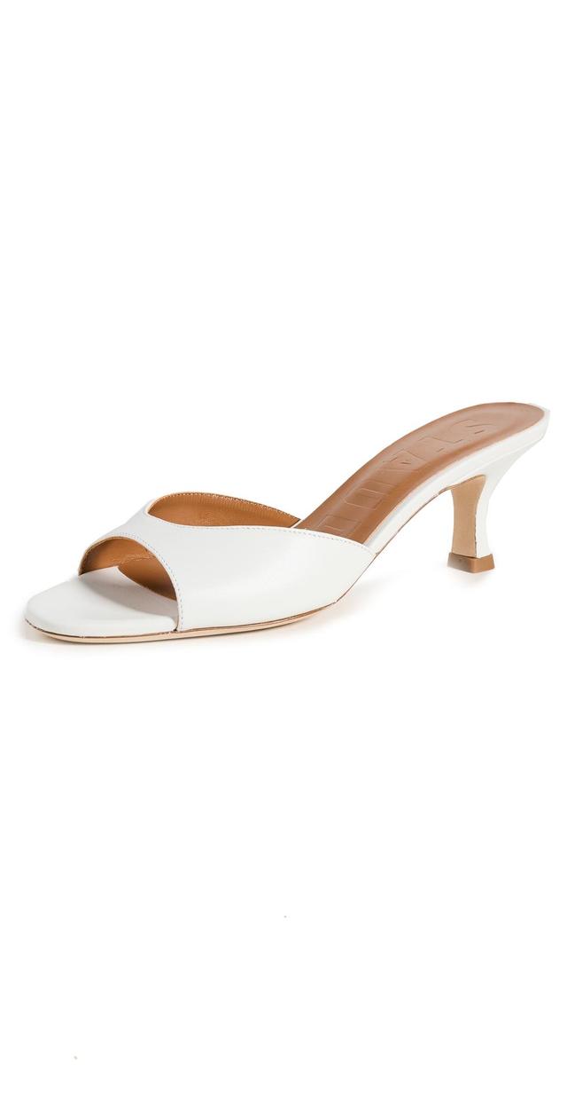 Womens Brigitte 45MM Leather Mules Product Image