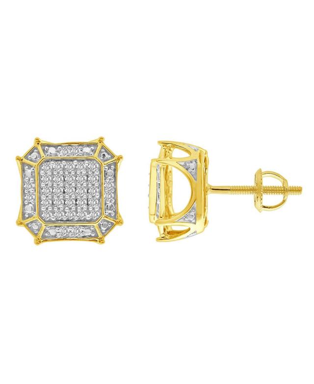 Mens Diamond (1/3 ct.t.w.) Earring in 10K Yellow Gold Product Image