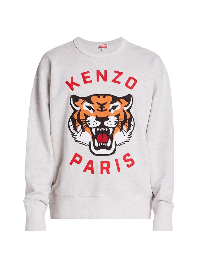 Mens Lucky Tiger Logo Oversized Sweatshirt Product Image