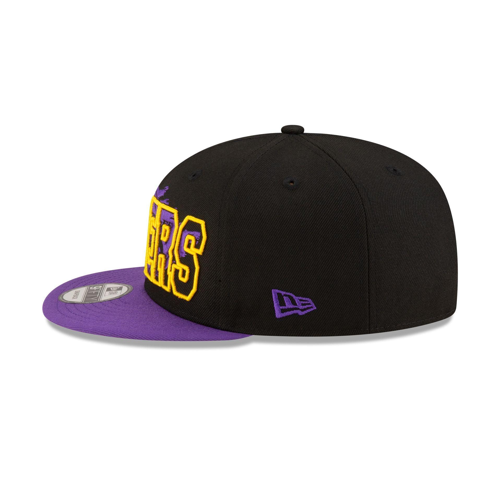 Los Angeles Lakers Splatter 9FIFTY Snapback Hat Male Product Image