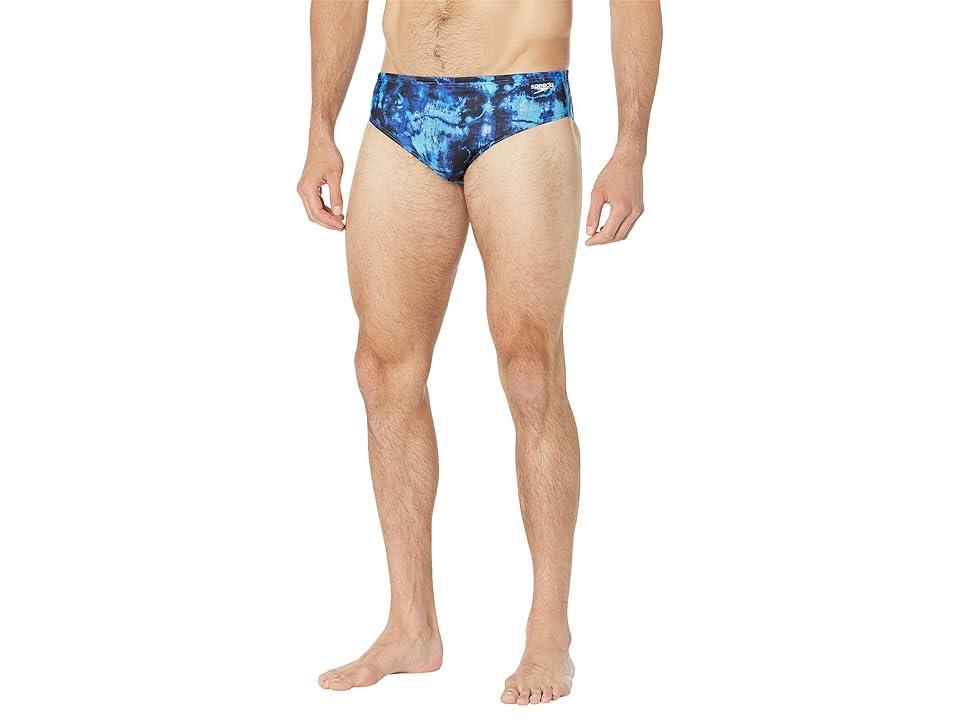 Speedo Printed 1 Brief (Ocean Storm) Men's Swimwear Product Image