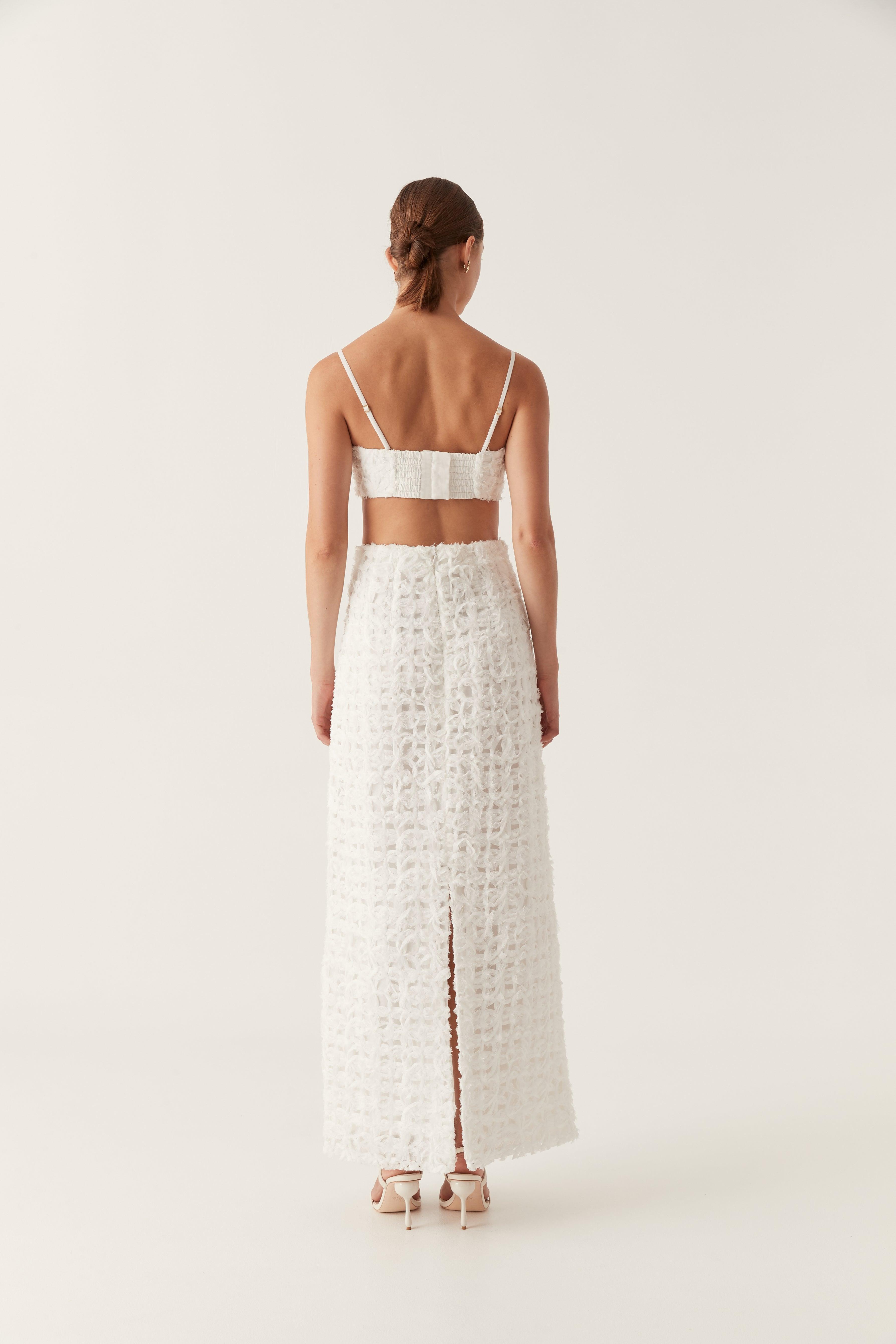 Quintette Textured Midi Skirt Product Image