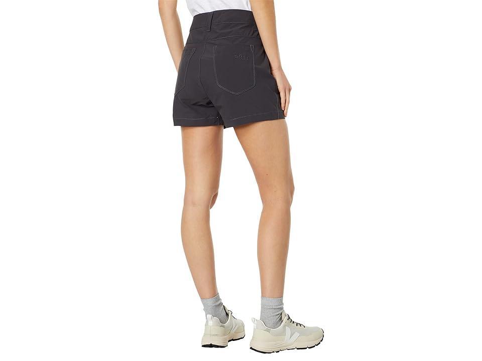 Rab Capstone Shorts (Anthracite) Women's Clothing Product Image