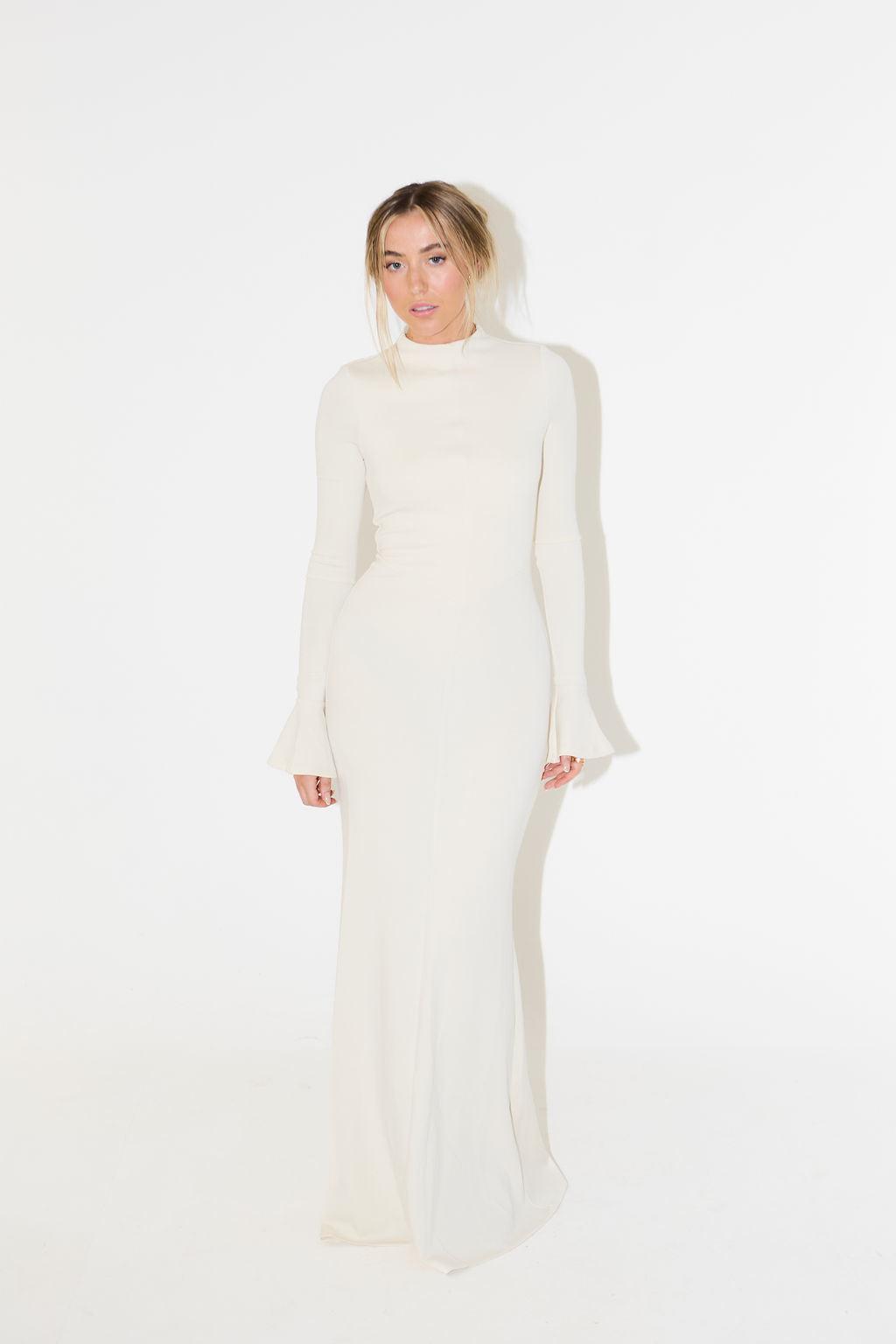 The Ultimate Muse Knitted Long Sleeve Maxi Dress Product Image