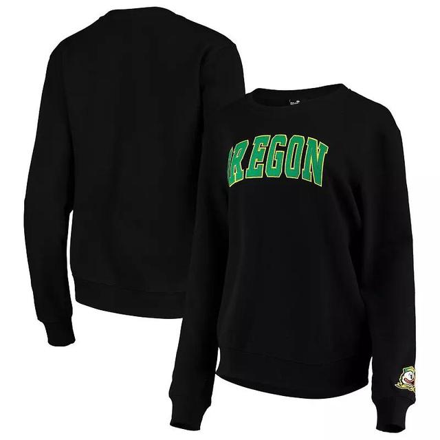 Womens Colosseum Oregon Ducks Campanile Pullover Sweatshirt Product Image