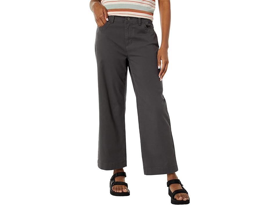 Toad&Co Earthworks Wide Leg Pant (Soot) Women's Casual Pants Product Image