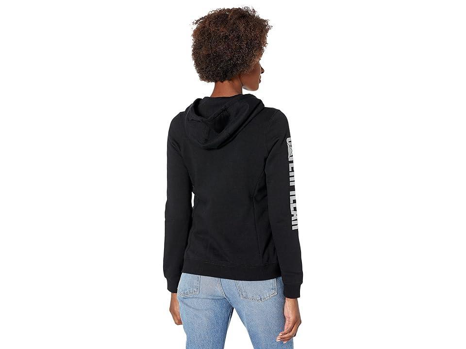 Caterpillar Zinnia Full Zip Banner Hoodie (Black) Women's Clothing Product Image