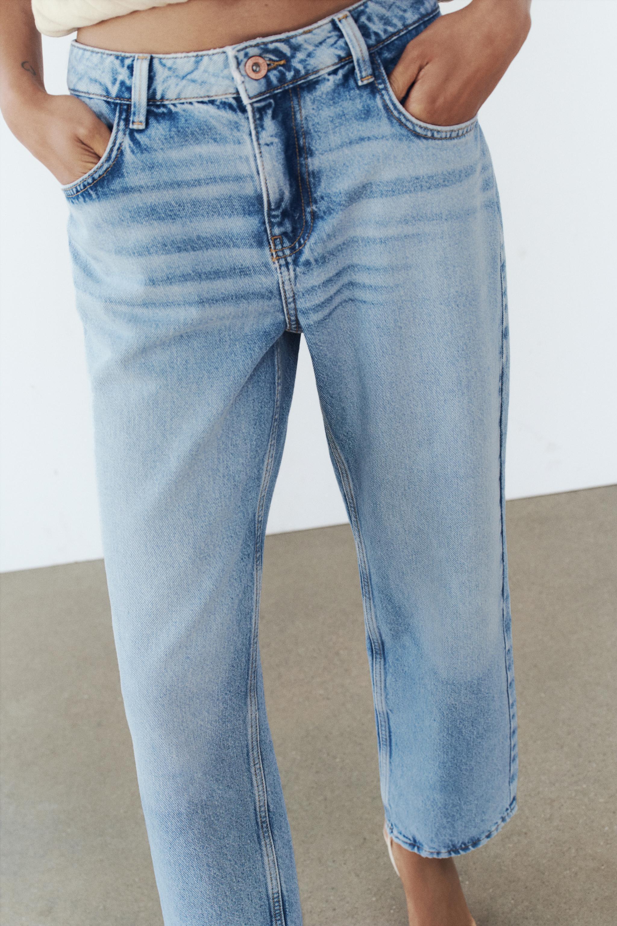 Z1975 HIGH-WAISTED CROPPED STRAIGHT JEANS Product Image