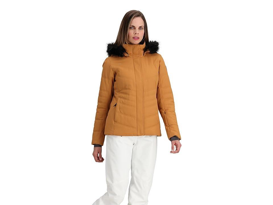 Obermeyer Tuscany II HydroBlock Long Sleeve Faux Fur Trim Hooded Jacket Product Image