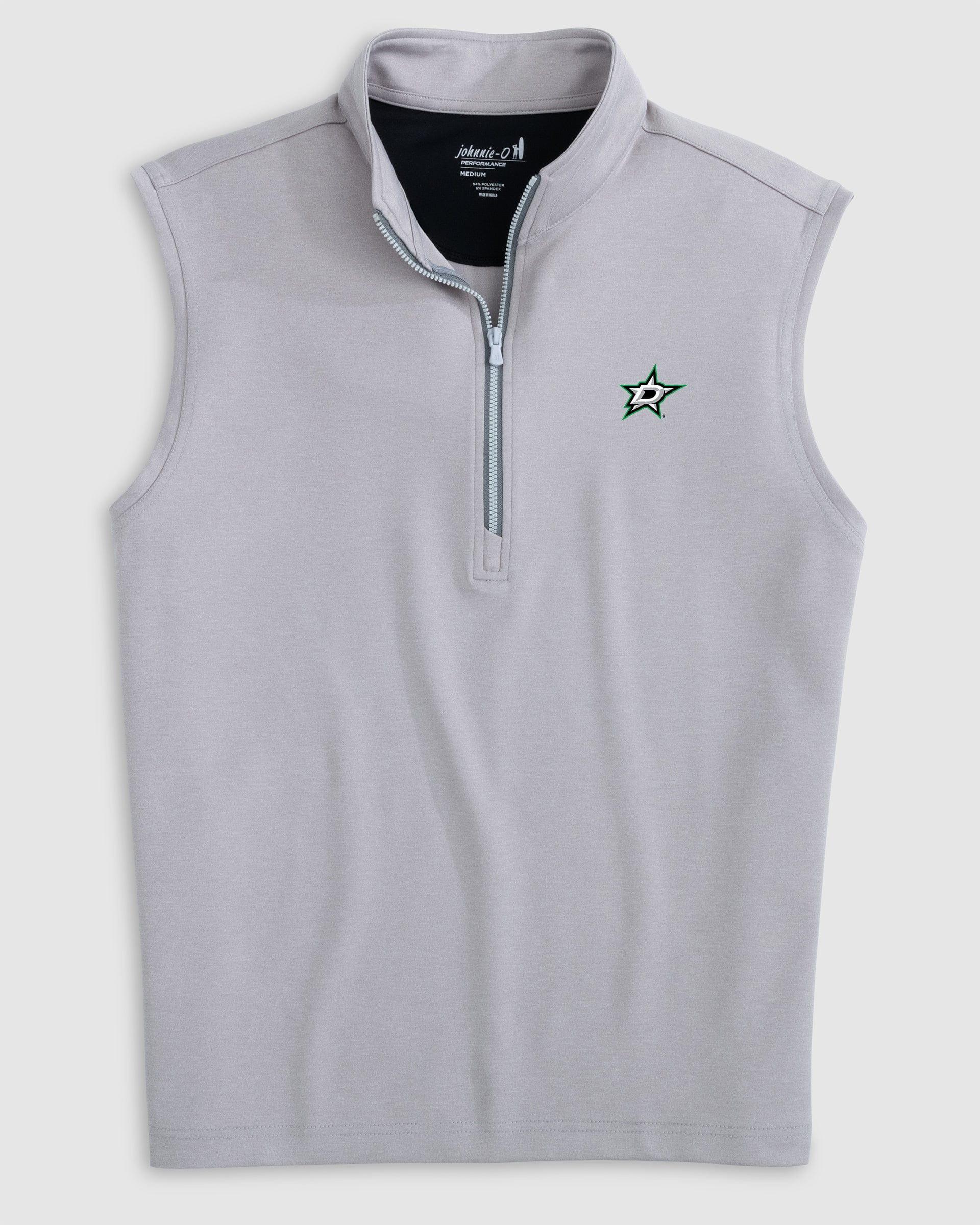 johnnie-O Dallas Stars Dave Performance 1/4 Zip Vest_JMVT1681DA Product Image