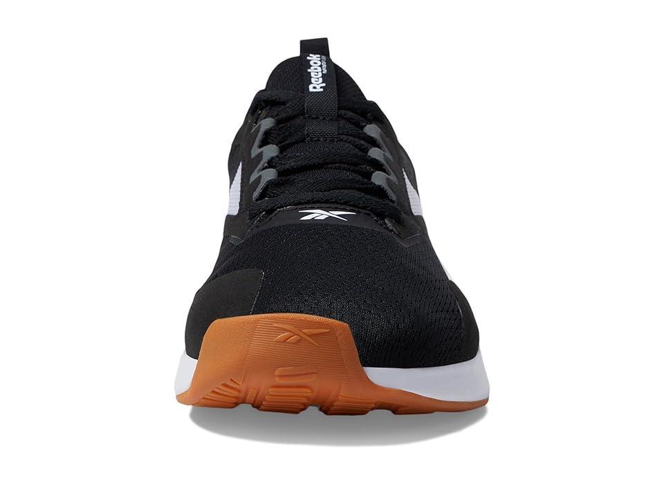 Reebok Nanoflex TR 2 (Black/White/Gum) Men's Shoes Product Image