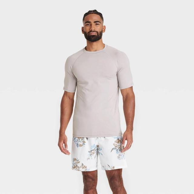 Mens Short Sleeve Rash Guard Top - Goodfellow & Co XXL Product Image