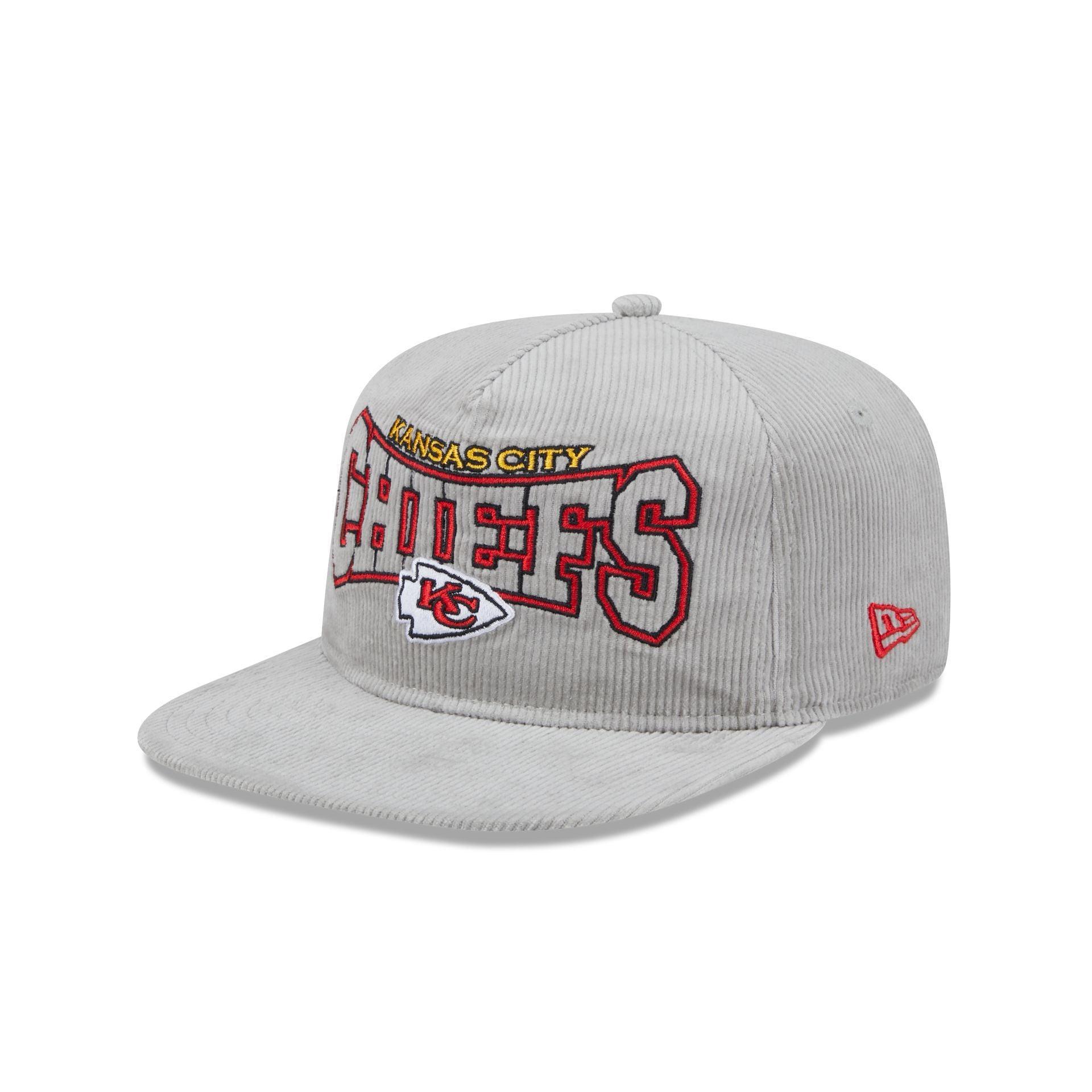 Kansas City Chiefs Gray Cord Golfer Hat Male Product Image