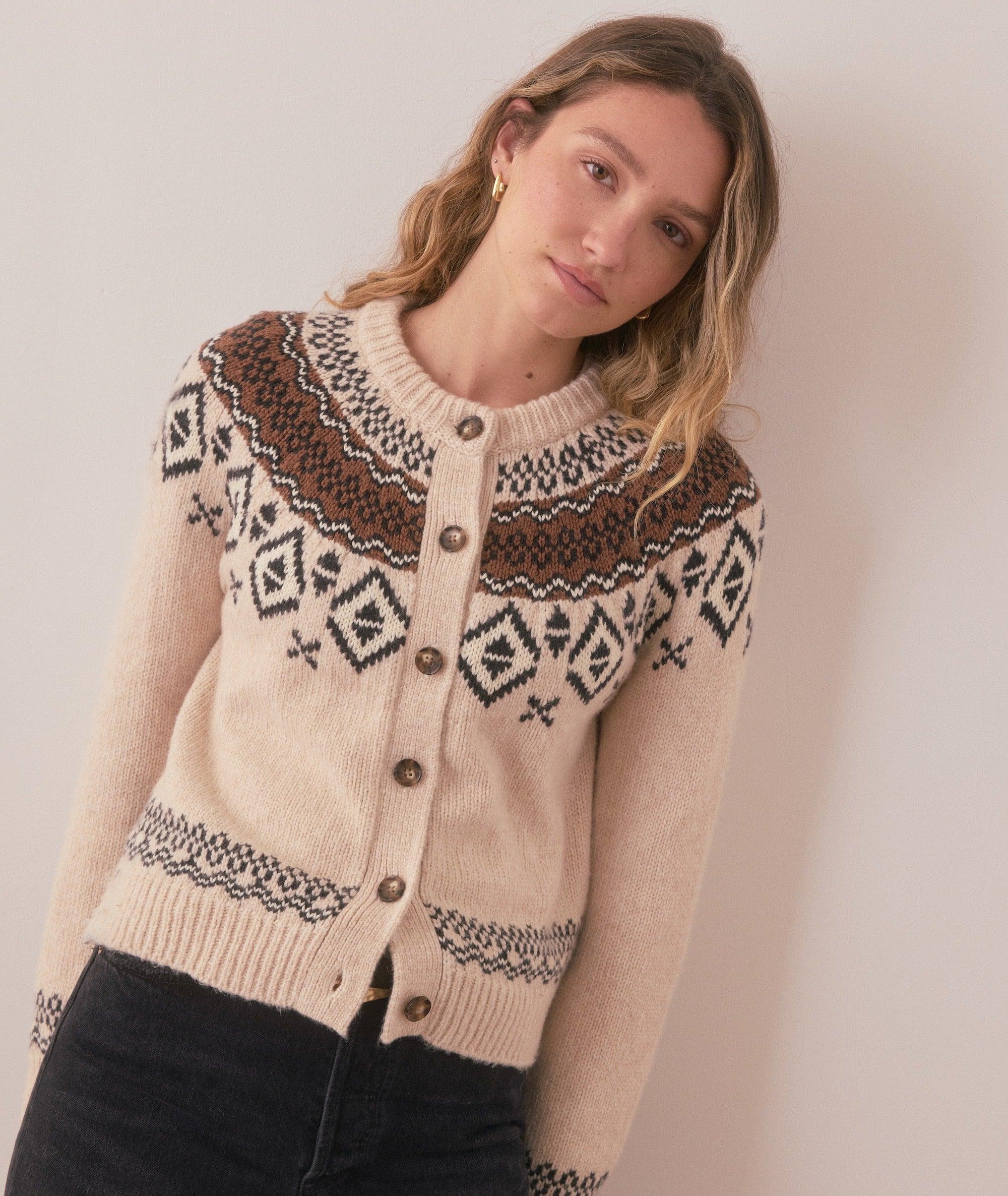 Ava Fair Isle Cardigan Product Image