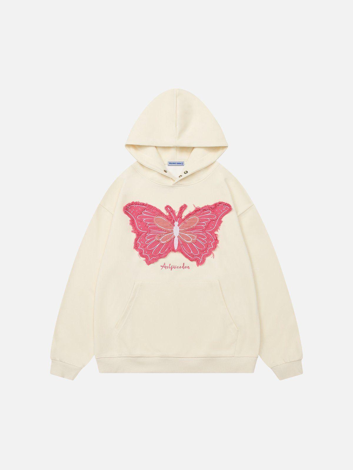 [Pre-Order] Aelfric Eden Denim Butterfly Hoodie Product Image