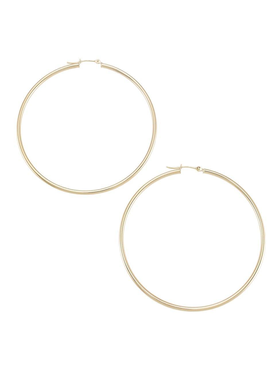 Womens 14K Gold Hoop Earrings product image