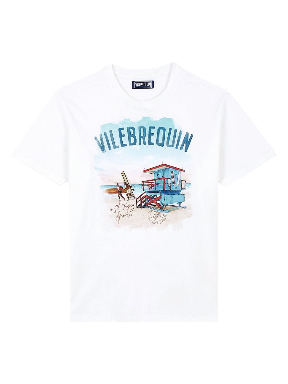 Mens Malibu Lifeguard House Graphic T-Shirt Product Image