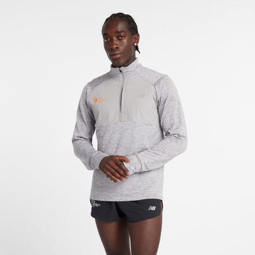 New Balance Men's NYC Marathon Athletics Heat Grid 1/2 Zip Product Image