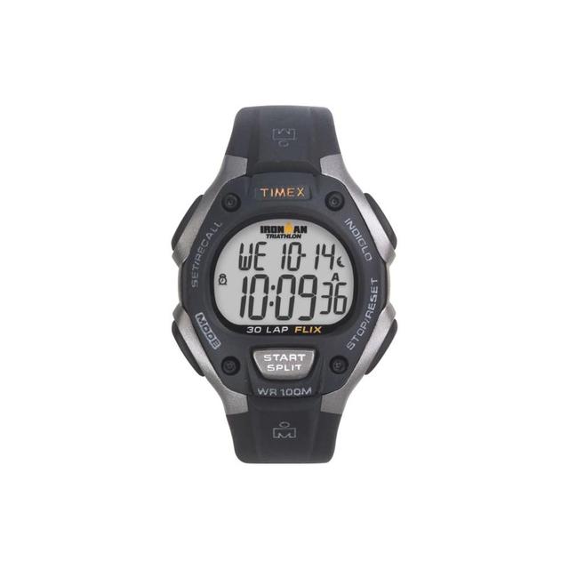 Mens Timex Ironman Classic 30 Lap Digital Watch - Black T5E901JT Product Image