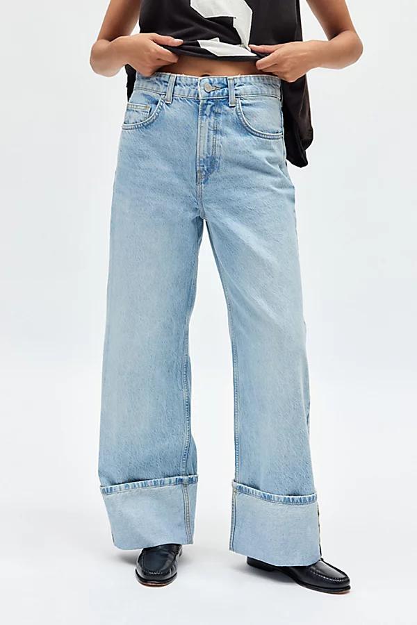 BDG Thea Cuffed Wide Leg Jean Womens at Urban Outfitters Product Image