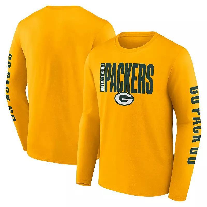 Mens Fanatics Green Bay Packers Big & Tall Vision Long Sleeve T-Shirt Product Image