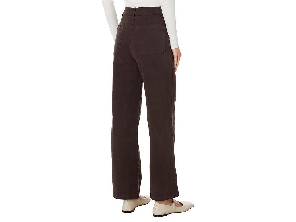 Madewell Patch Pocket Emmett Winnitex Twill (Dark Carob) Women's Dress Pants Product Image