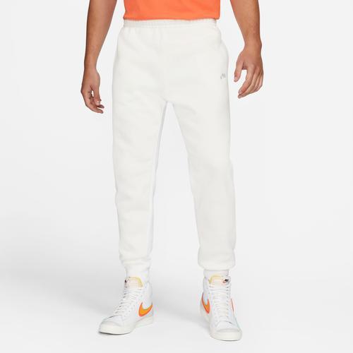 Nike Mens Nike Club Joggers - Mens White/White Product Image