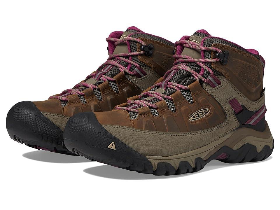 KEEN Targhee III Mid Waterproof (Weiss/Boysenberry) Women's Shoes Product Image