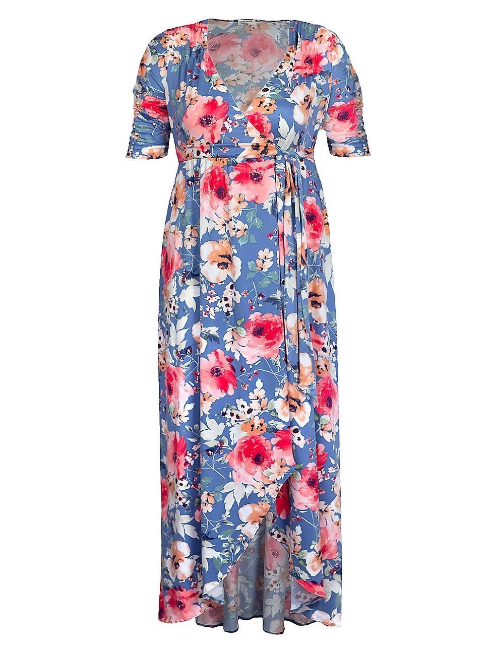 Womens Meadow Dream Wrap Maxi Dress Product Image