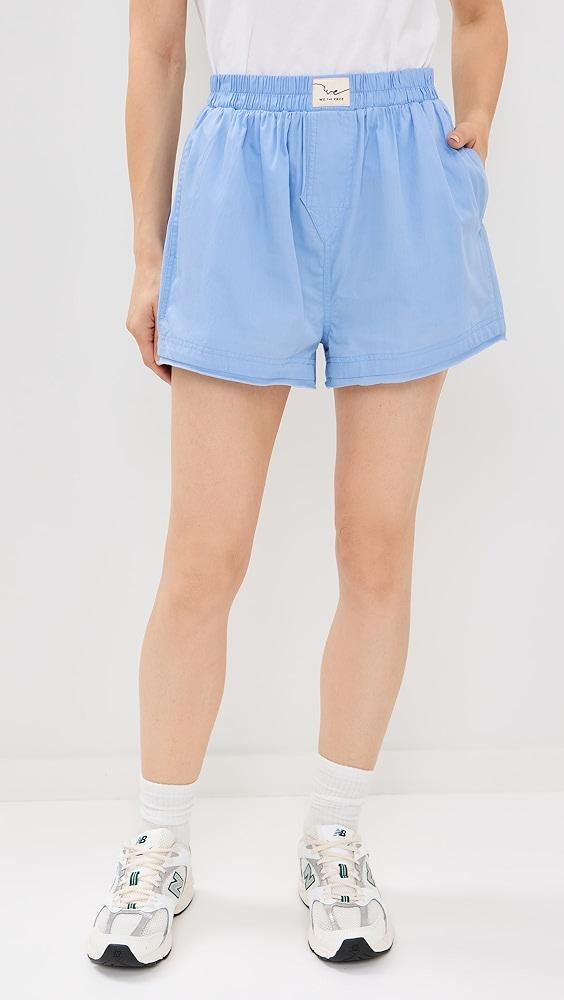 Free People Day To Day Solid Boxer Shorts | Shopbop Product Image