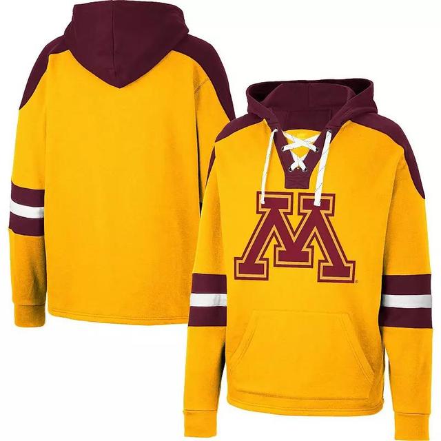 Mens Colosseum Minnesota en Gophers Lace-Up 4.0 Pullover Hoodie Product Image