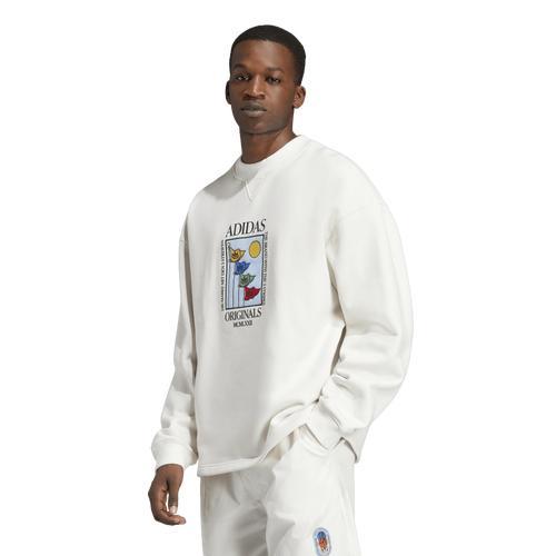 adidas OLPC Crew 2 Sweatshirt Cloud White L Mens Product Image