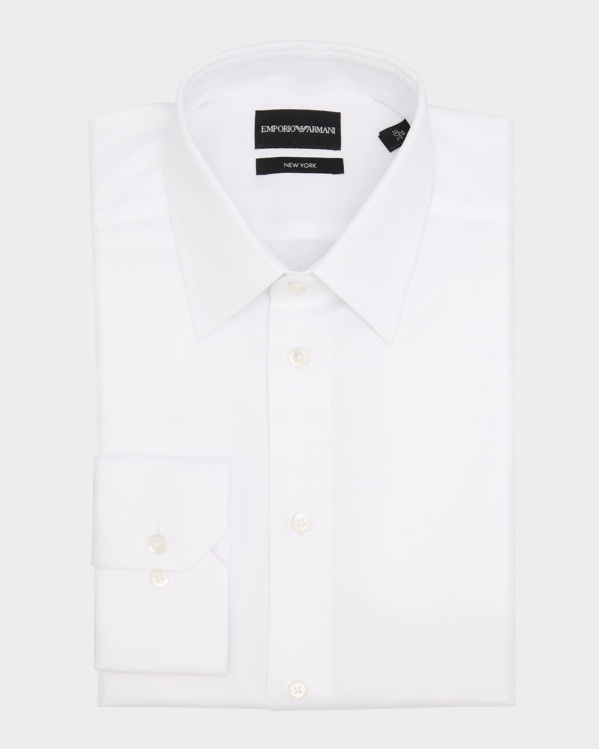 Men's Cotton Micro-Woven Dress Shirt Product Image