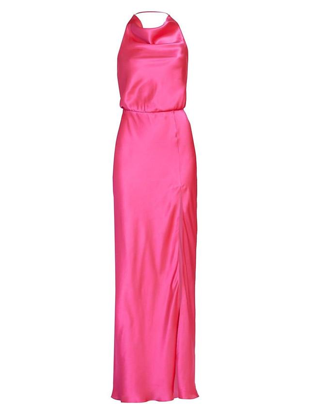 Womens Aurela Silk Maxi Dress Product Image