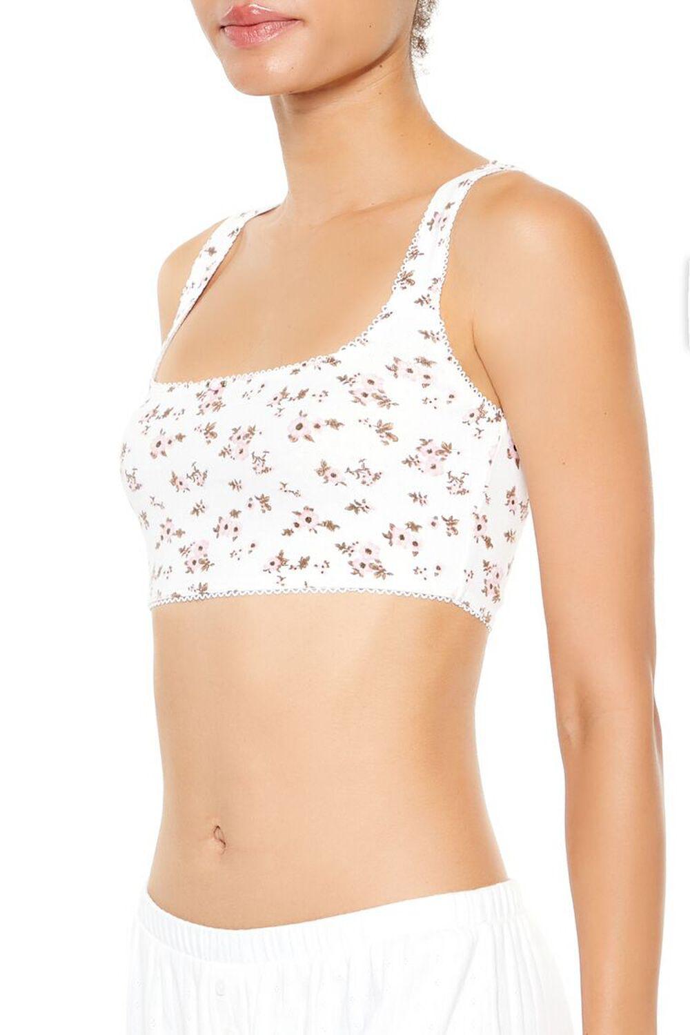 Rosette Ditsy Floral Bralette | Forever 21 Product Image