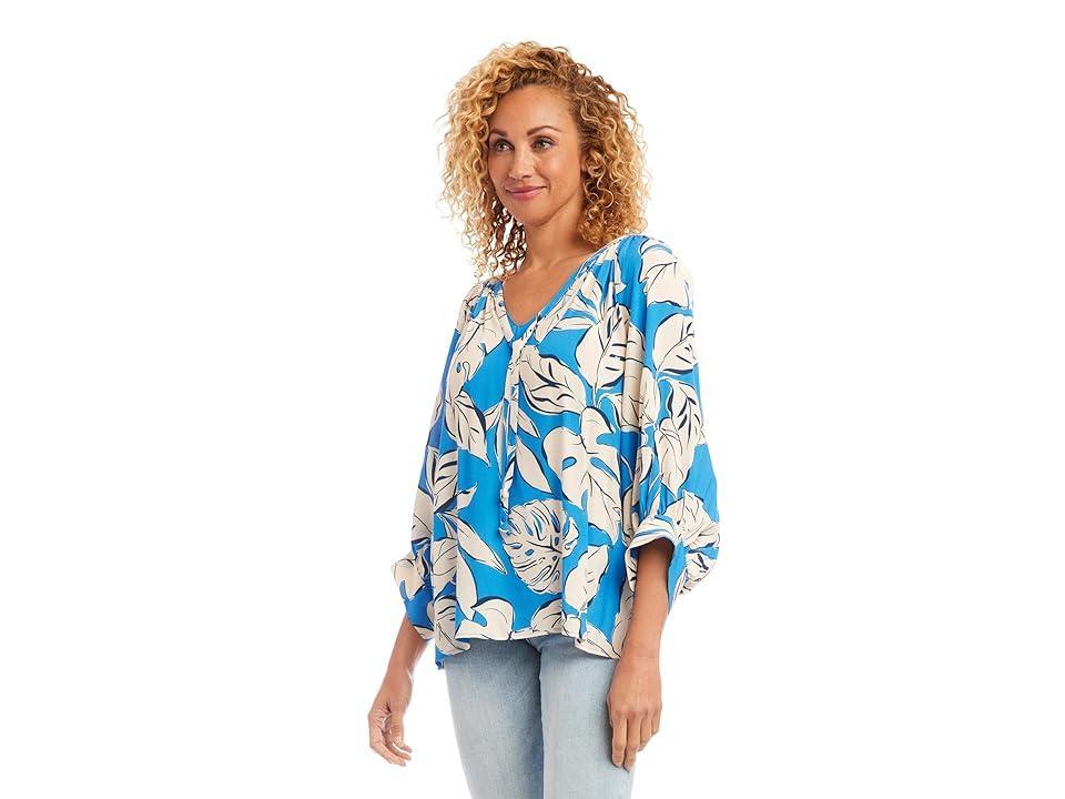 Karen Kane Blouson Sleeve Top Women's Clothing Product Image