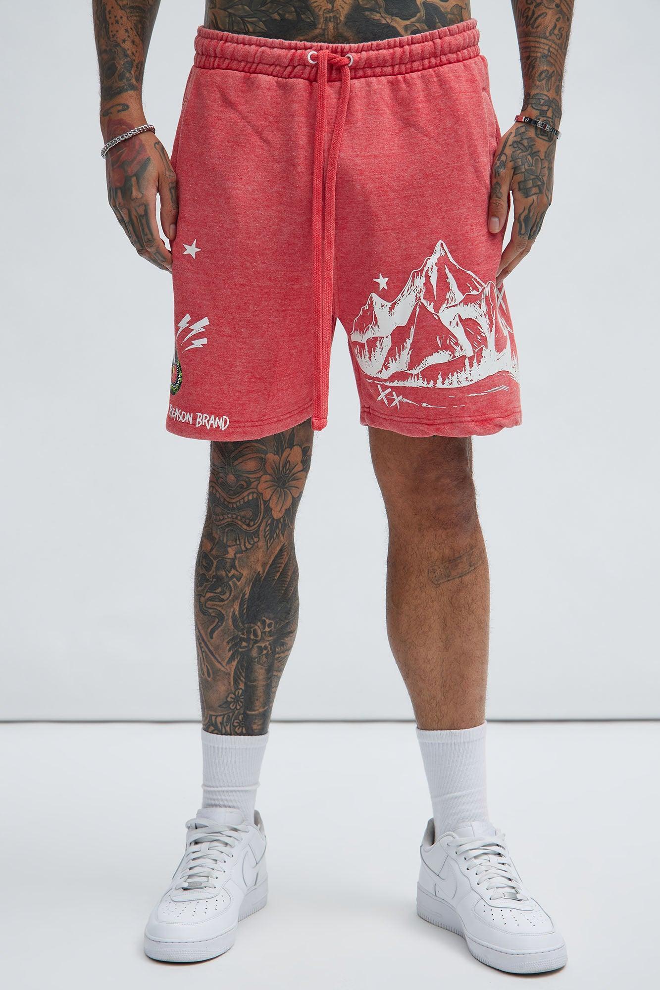 Apex Predator Sweatshorts - Red Product Image