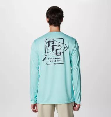 Columbia Mens PFG Terminal Tackle Blackline Long Sleeve Shirt- Product Image