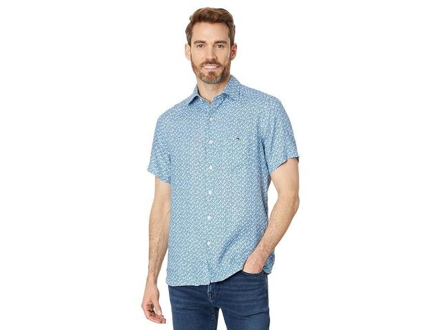 Vineyard Vines Micro Floral SS Shirt (Micro Floral Chappy Jake ) Men's T Shirt Product Image